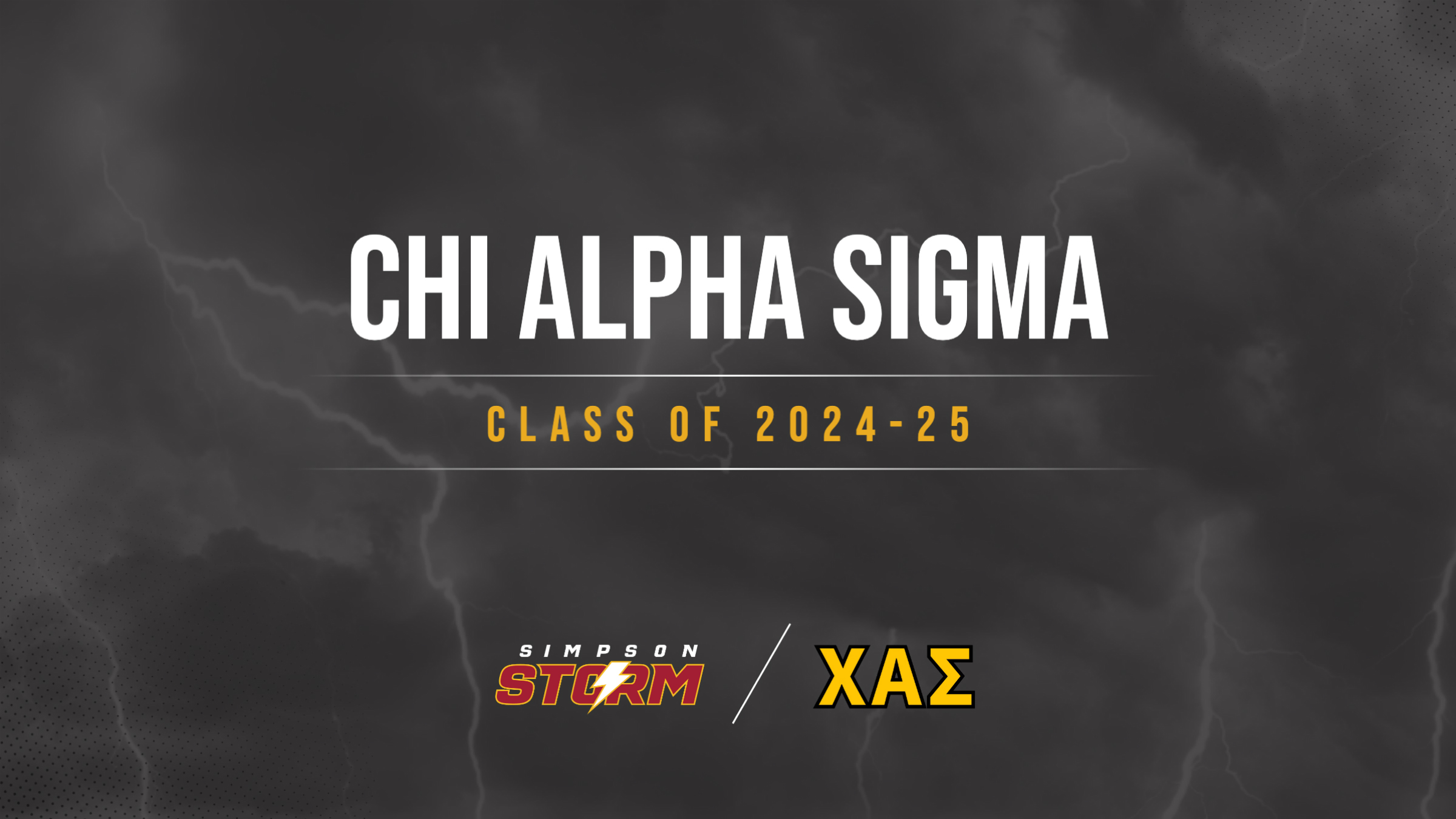 Simpson announces inaugural class of Chi Alpha Sigma inductees