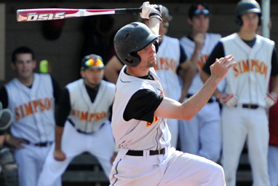 Simpson drops IIAC Tourney opener to Wartburg
