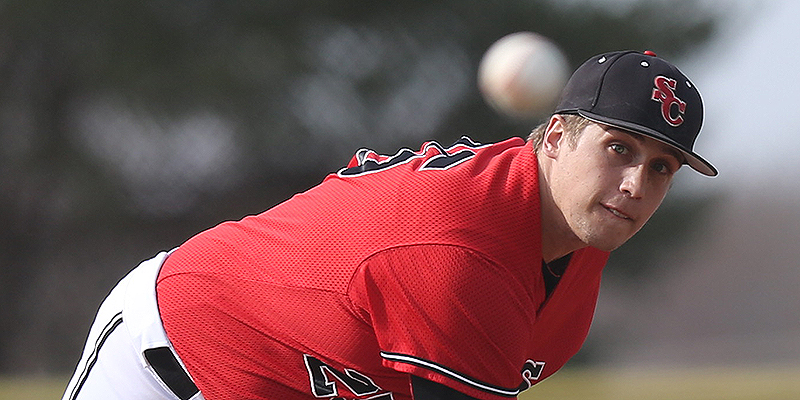 Zeb Noel's arm, bat come up big in 9-6 win over AIB