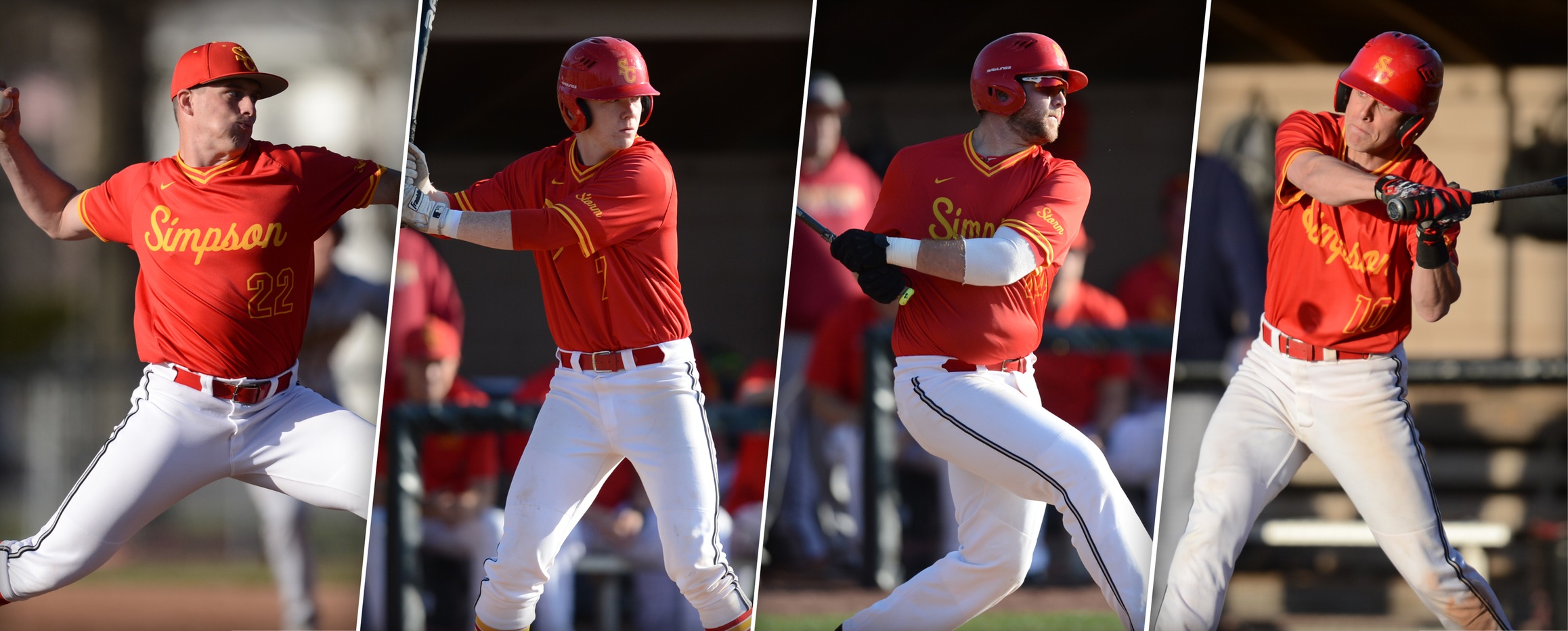From left: Tanner Jansen, Kolton Arnold, Trey Kehoe, Noah Sacco