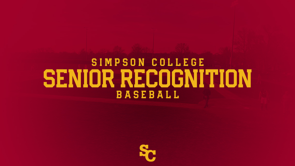 Simpson baseball honors senior duo