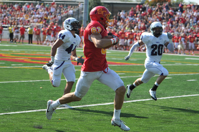 Storm offense soars to 42-22 homecoming win