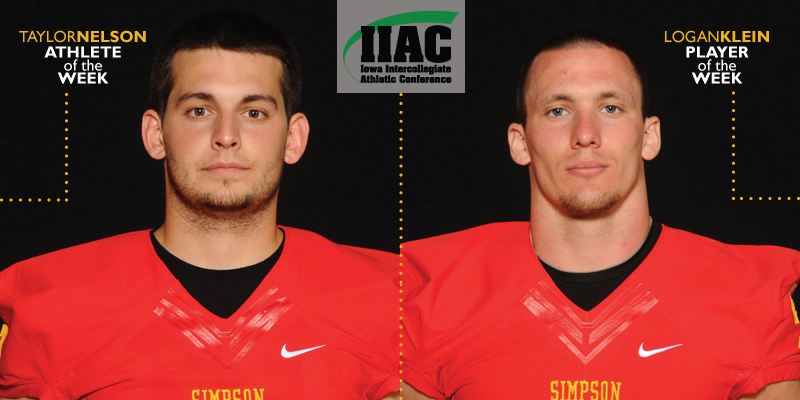 Nelson, Klein earn IIAC honors