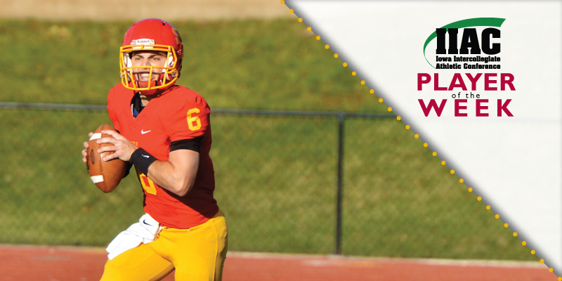 Nelson named IIAC Offensive Player of the Week