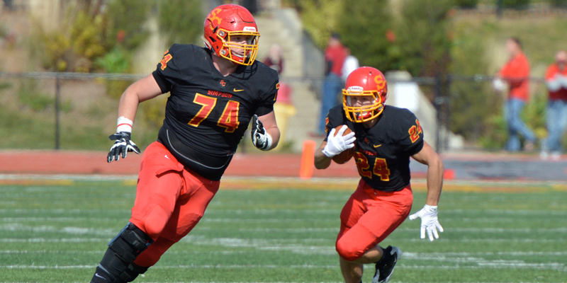 Dominating ground game propels football to win at Coe