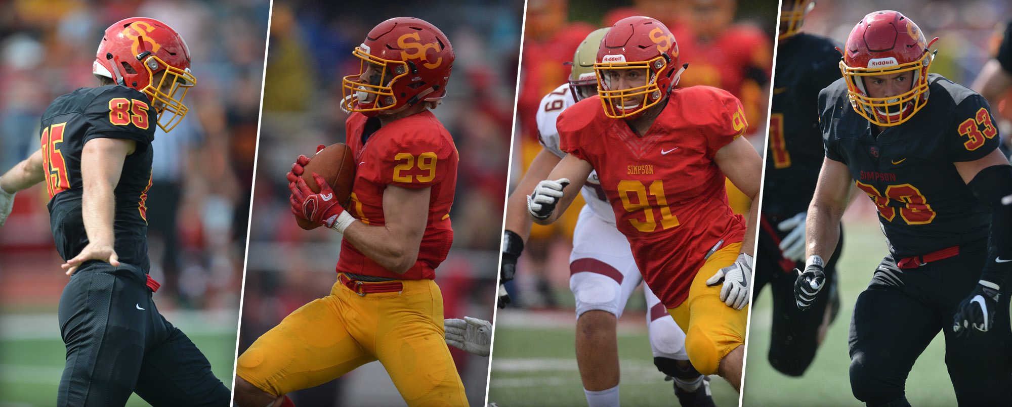 From left: Nathan Hawkins, Ryan Lehr, Trey Chumbley, Galen Gist