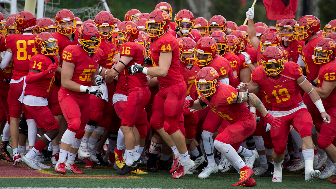 Simpson football announces 2021 schedule
