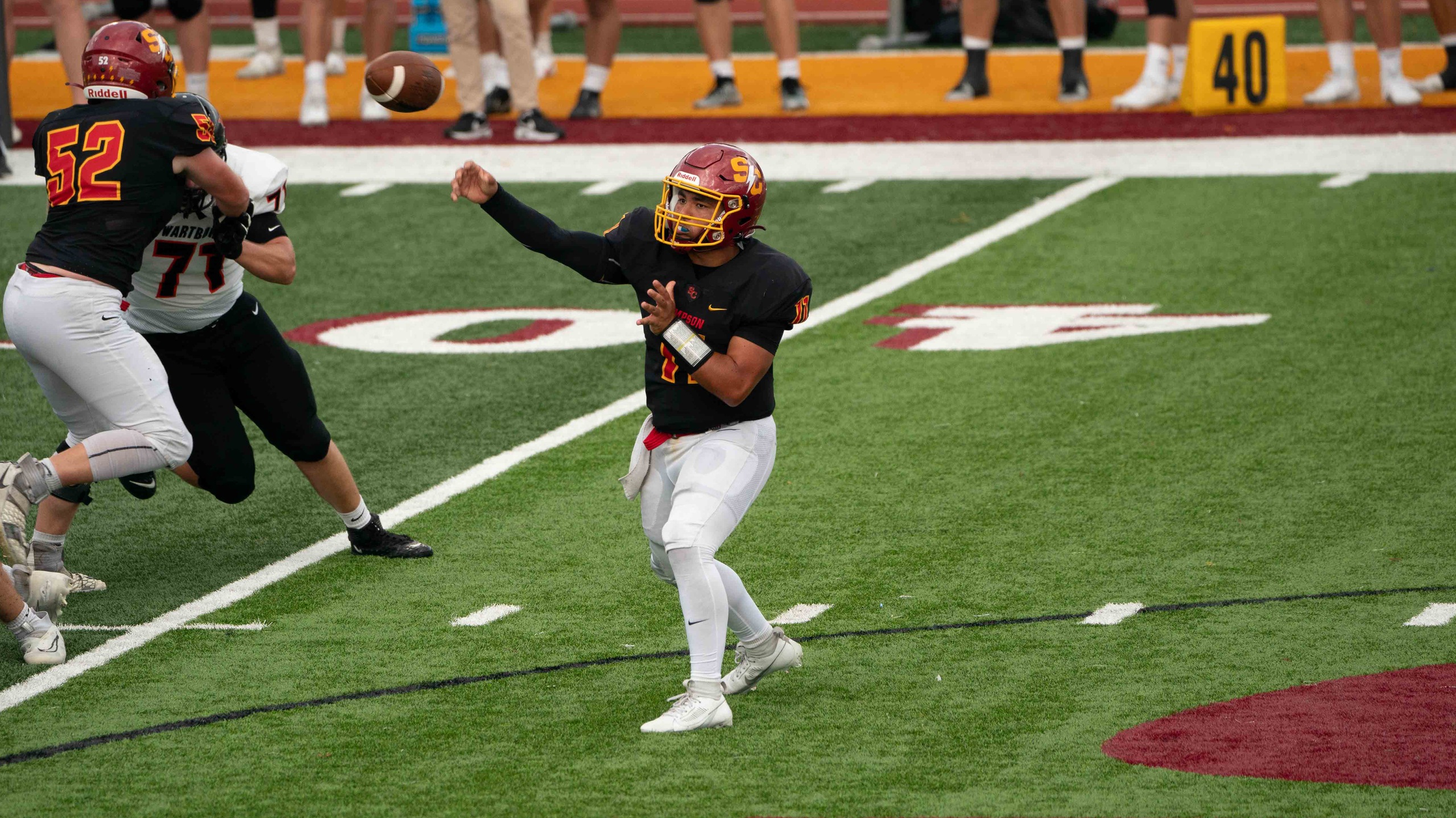 Junior QB J Jensen III (photo by Frank Novak)