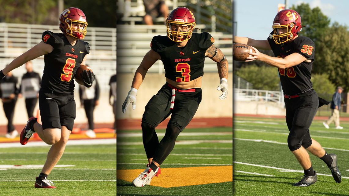 L to R: Noah Cracraft, CJ Hangartner, Tanner Philpott (photos by Frank Novak)