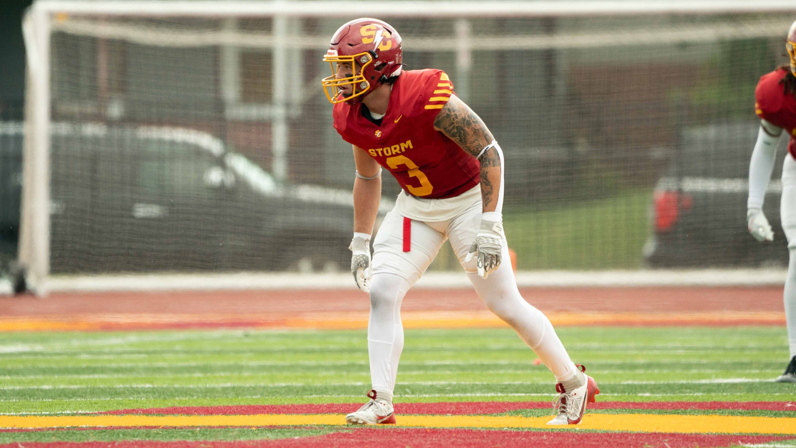 Senior CJ Hangartner (photo by Frank Novak)