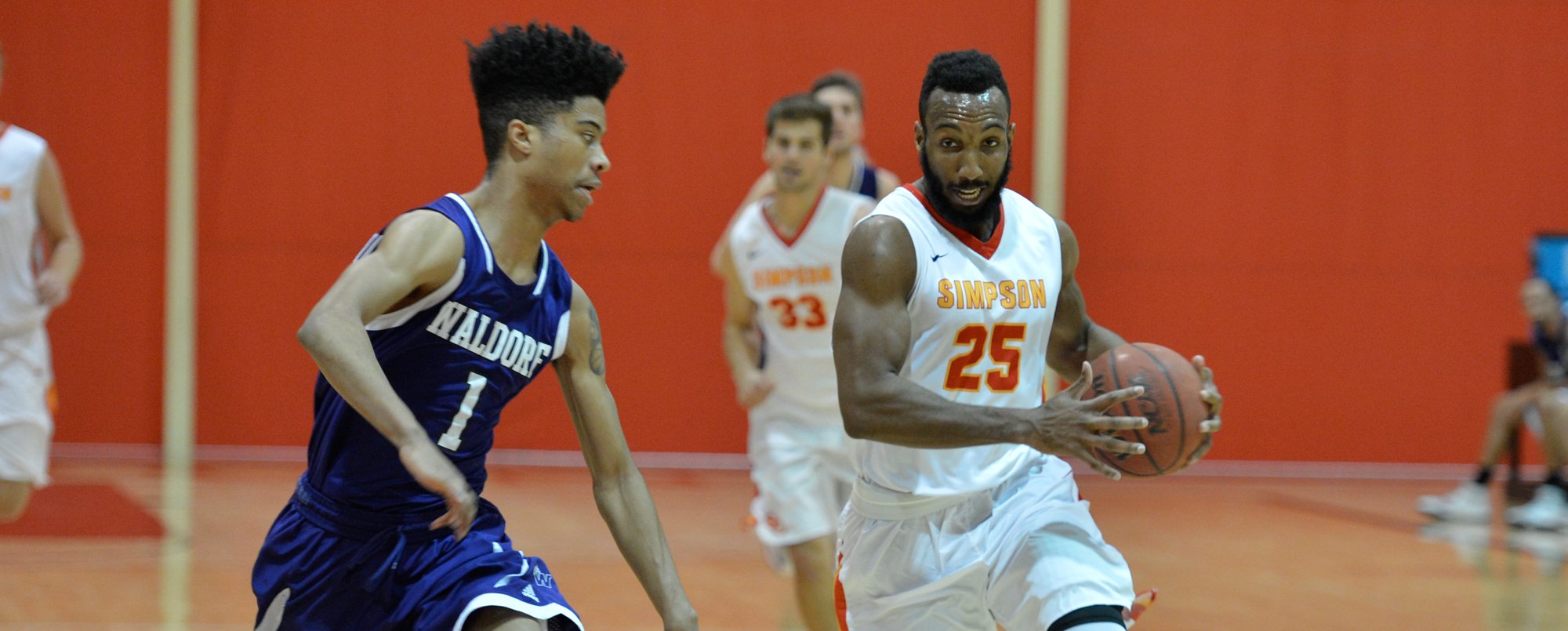 DJ Dafney scored 12 points in Simpson's loss to Coe.