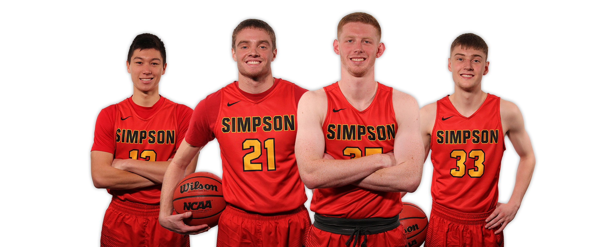 From left: Ben Rajewski, Conor Riordan, Taylor Filbert, Tyler Stumbo