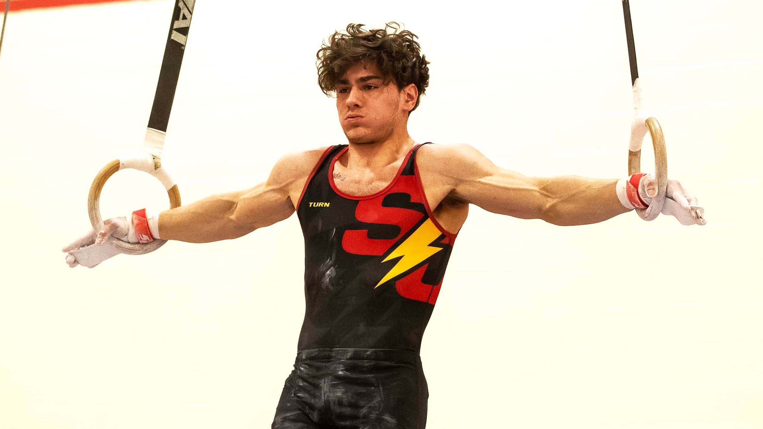 Freshman Michelangelo Villani (photo by Roland Barrett)