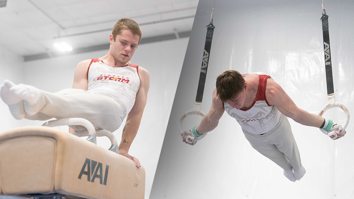 L to R: Noah Doiron and Brian Rollison (photos by Frank Novak)