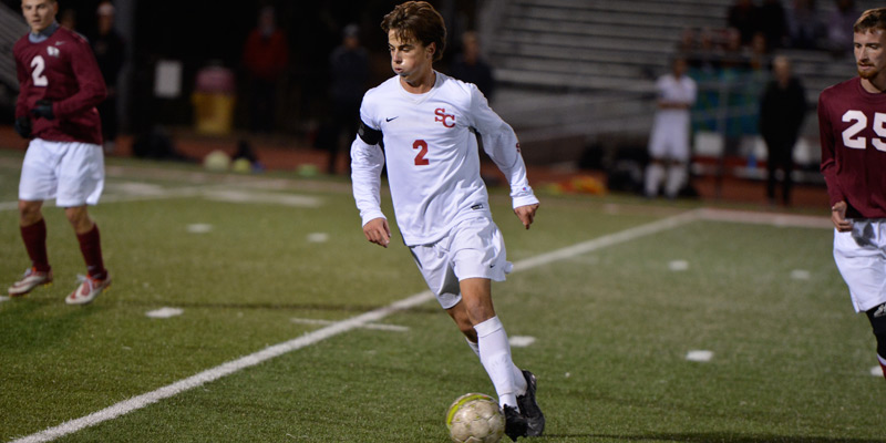Varnum's early goal powers men's soccer to win at Wartburg