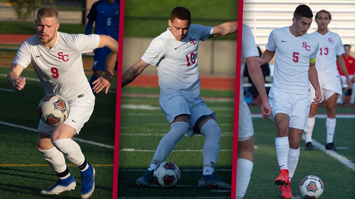 L-R: Tanner Alderson, Darius Doswell and Trevor Fuccio