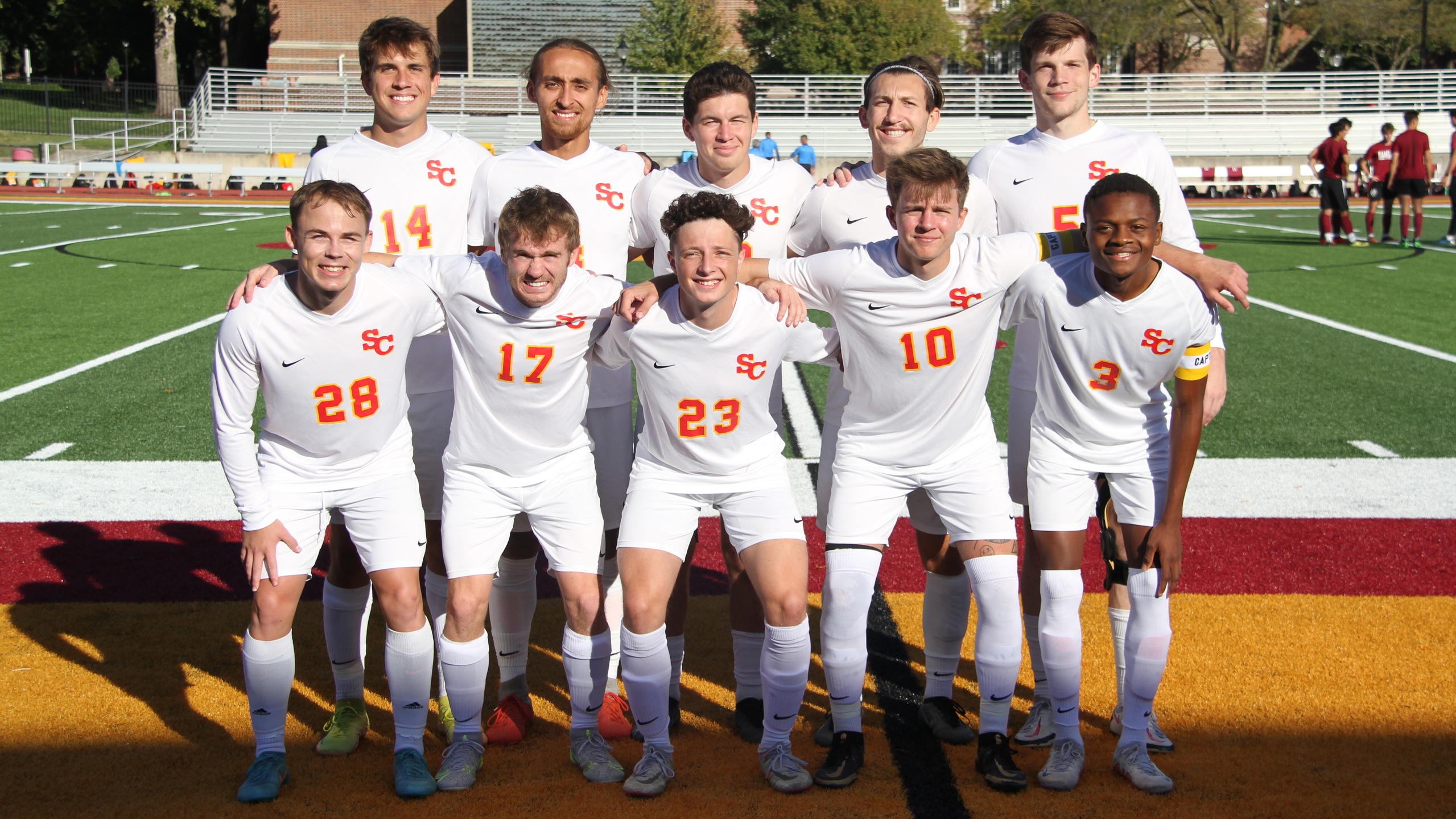 Back row (left-to-right): Danny Haisch, Ricardo Ibarra, Roderick Orellana-Lemus, Alan Imamovic, Spencer Young;
Front row (left-to-right): Levi Culp, Jack Lammers, Logan Rentfrew, Peter Gaspari, Baraka Ellie