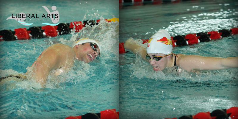 Swimming and diving teams close season with record-setting day at LACs