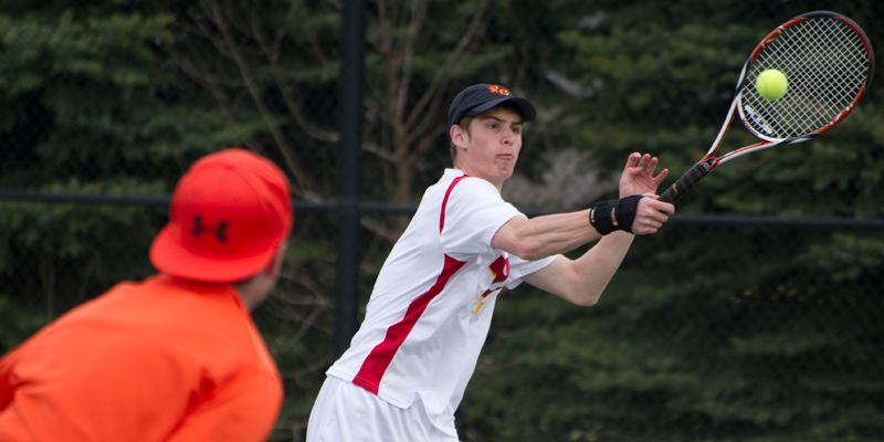 Converse, Armstrong, Barnard still alive at IIAC Men's Tennis Tournament