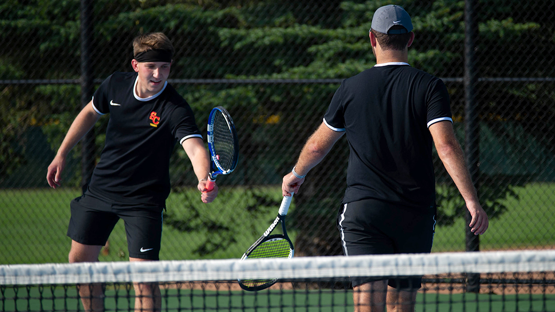 L-R: Ethan Humble and Chase Henry