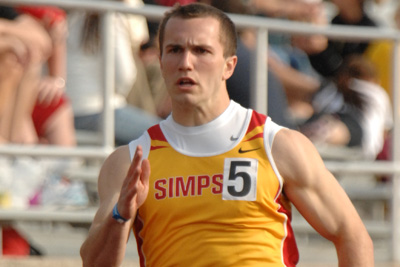 Simpson wins four events at Central Invite