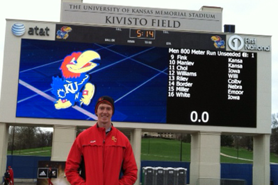 Cord leads decathlon after day one at Kansas Relays