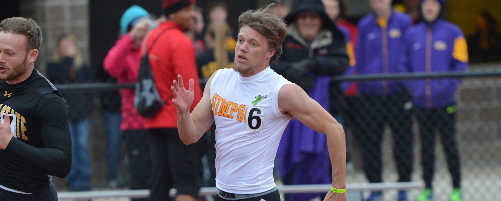 Emmitt Wheatley set a school record in the 200 meters, winning the event to lead five, top-three finishes for the Storm at Nebraska Wesleyan.