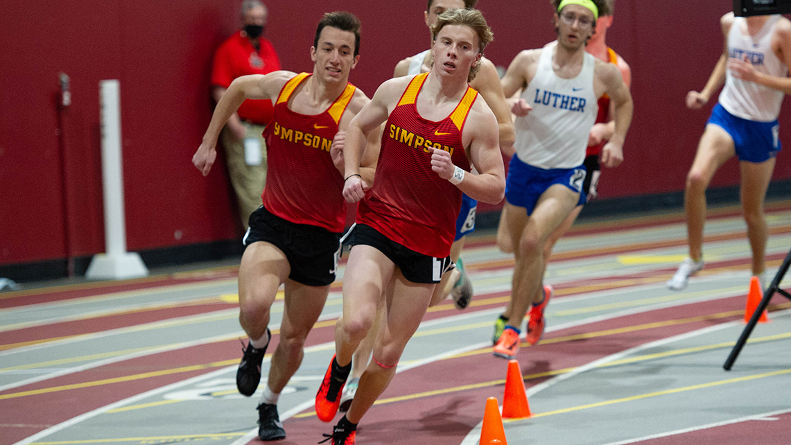 L-R: Freshman Trent Pelzer and James Murray