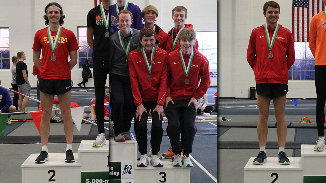 Harry Dudley | Max Cleveland, Ryan Courtney, Spencer Moon, James Murray | Spencer Moon (photos by Dubuque Athletic Department)