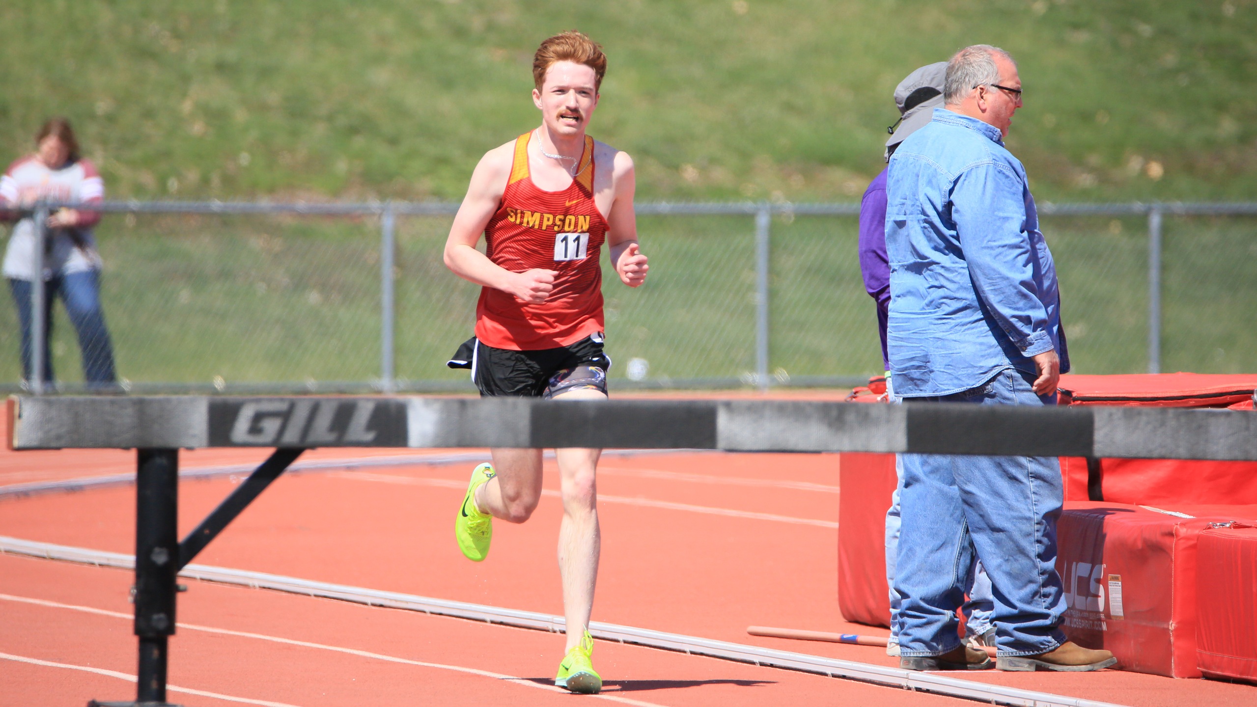Sophomore Miles Combs (photo by Jared Oosterhuis)