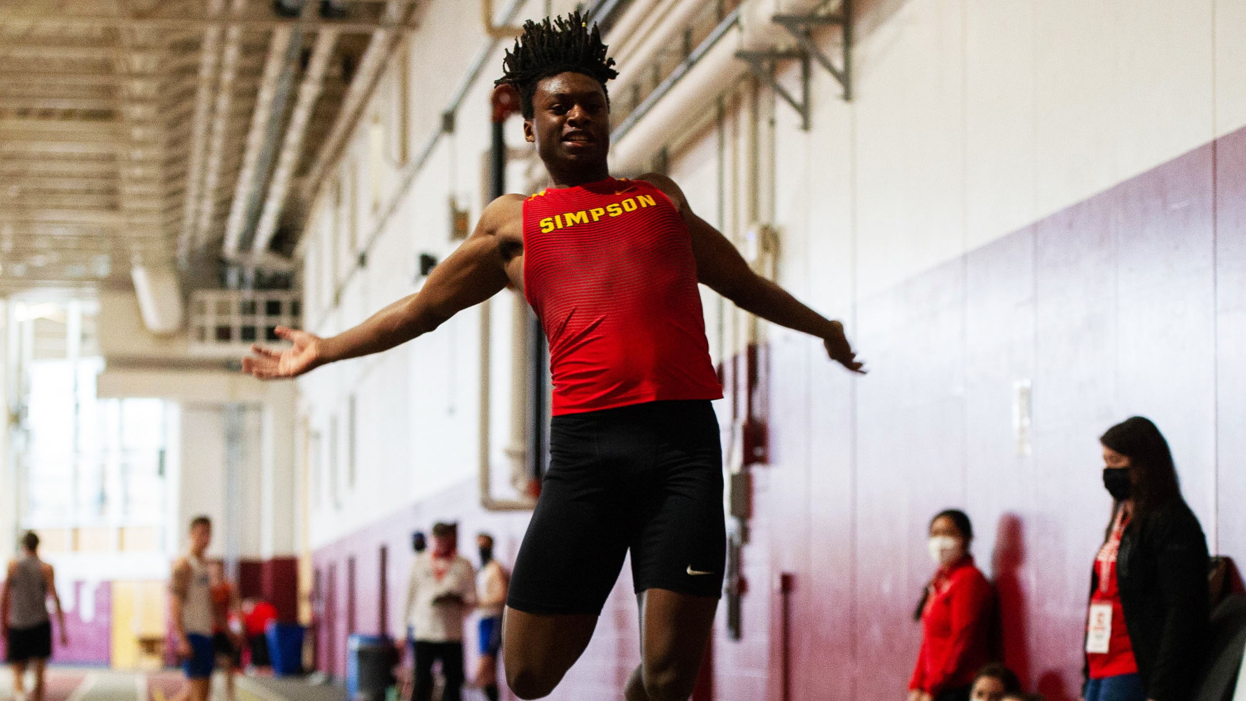 Senior Ulysses Patterson (photo by Corinne Thomas)