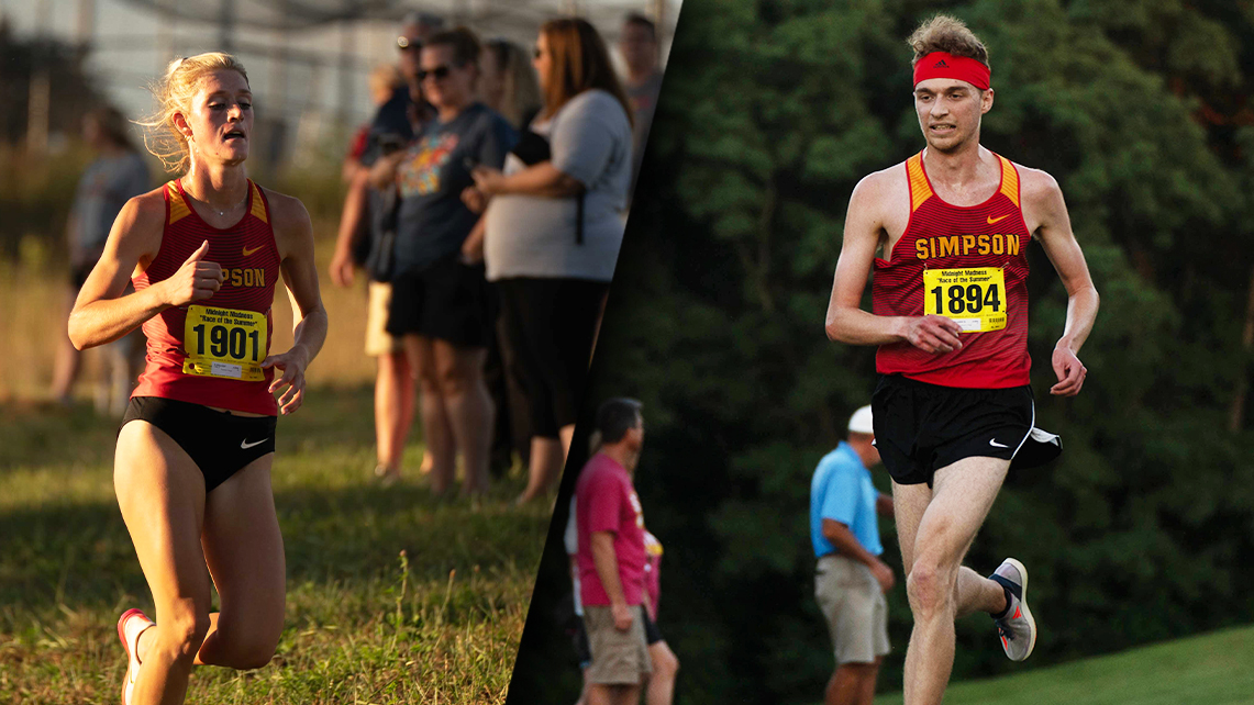 Emily Erhardt (left) and Ean Warrick (right). Photos by Frank Novak.