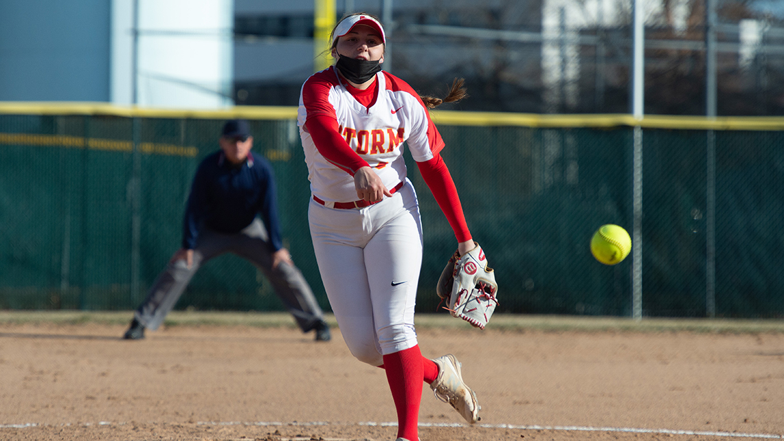 Simpson College softball pitcher Randie Richmond