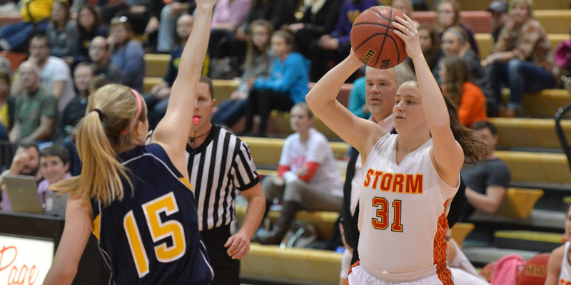 Clutch 3s by Mauro help Storm women top Buena Vista 71-64