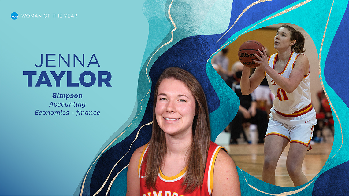 Jenna Taylor has been selected as a Top-30 honoree for the 2021 NCAA Woman of the Year Award.