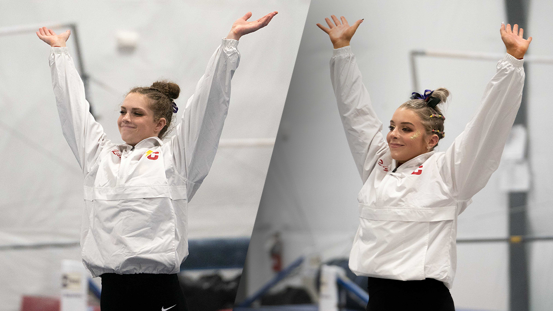 L to R: Evalyn Resnick and Kaelyn Tally (photos by Frank Novak)