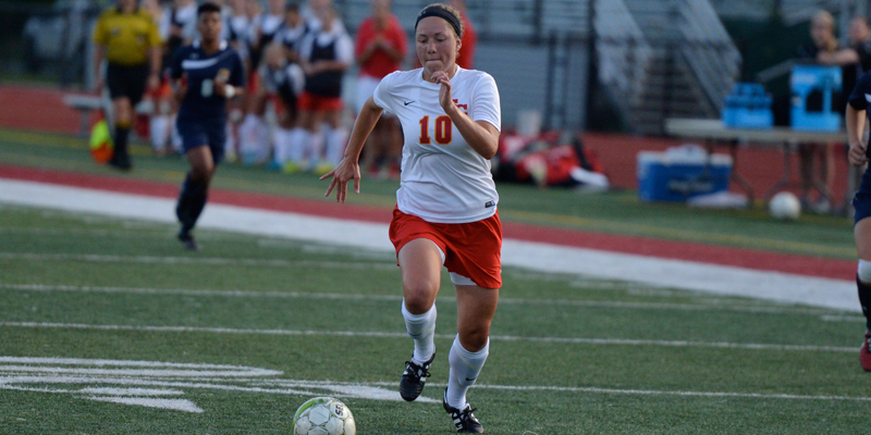 Morford scores golden goal in women's soccer win