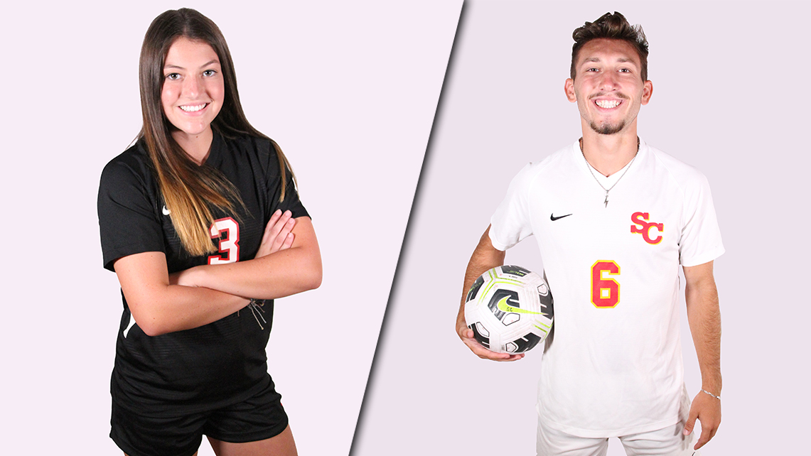 Freshman Maddie Hays (L) and junior Alan Imamovic (R)