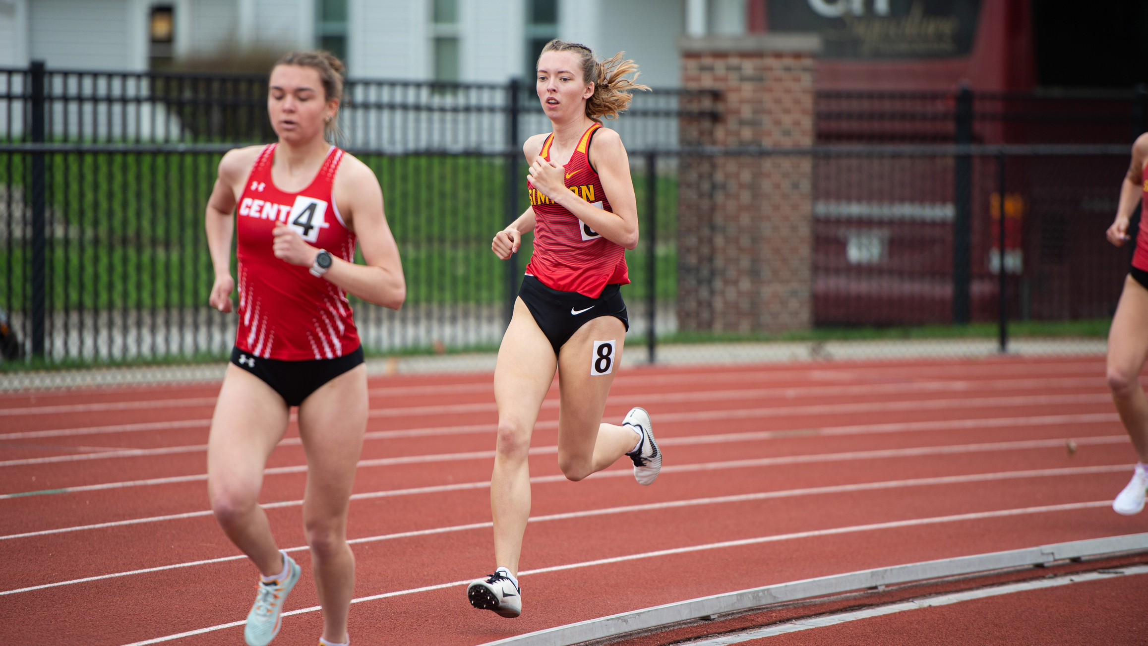 Teghan Booth (right).