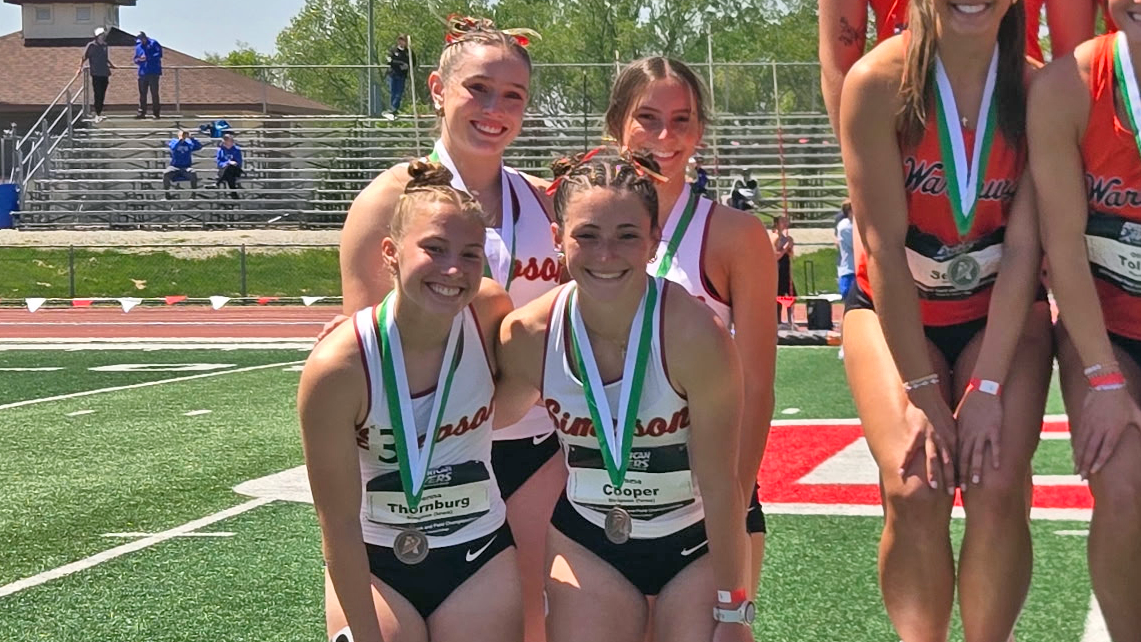 Simpson earns three all-conference honors and one school record at A-R-C Championships