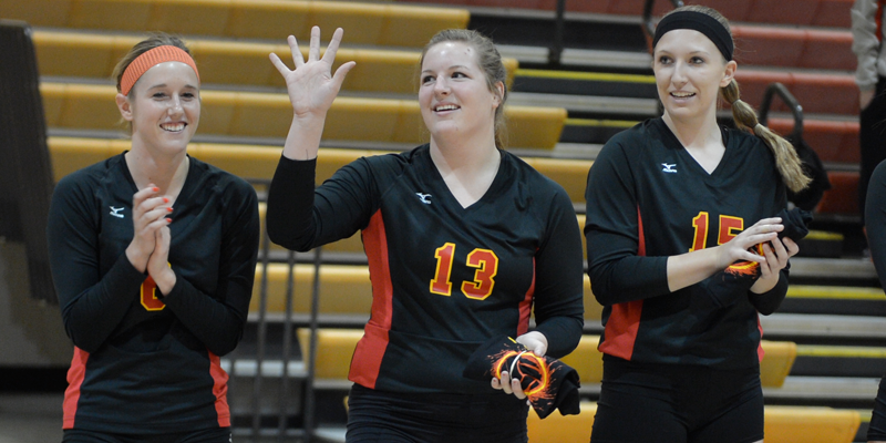 Blaser represents Simpson on All-IIAC volleyball team