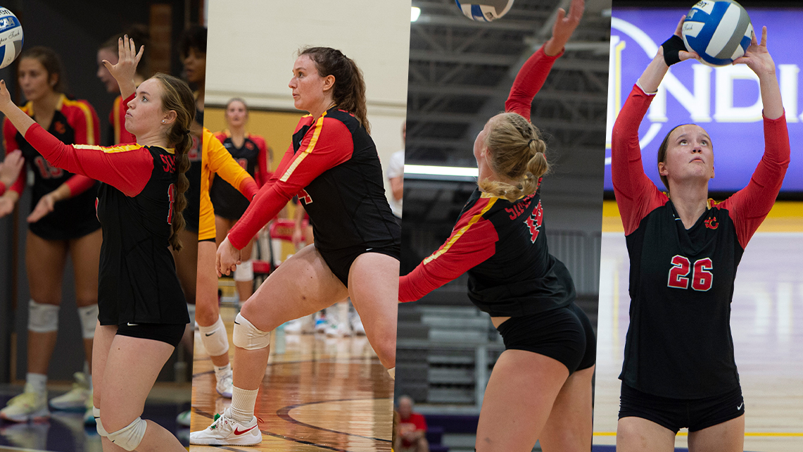 (L to R) Ellie Gray, Rachel Hardwick, Jessica Jacobs, Marissa Salber