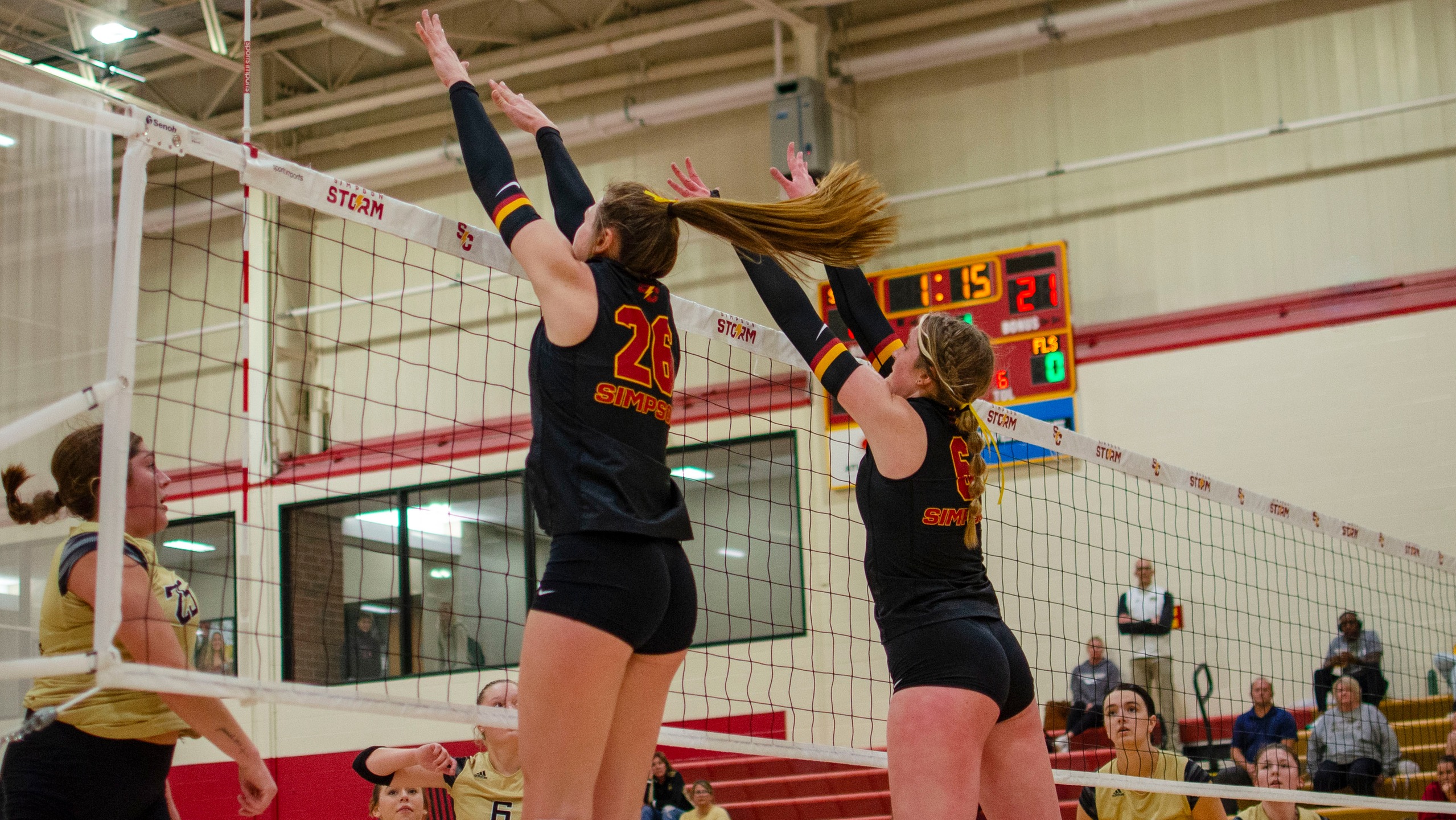 Left to right: Emily Williams and Lauren Roman (photo by Morgan Rosenbeck)