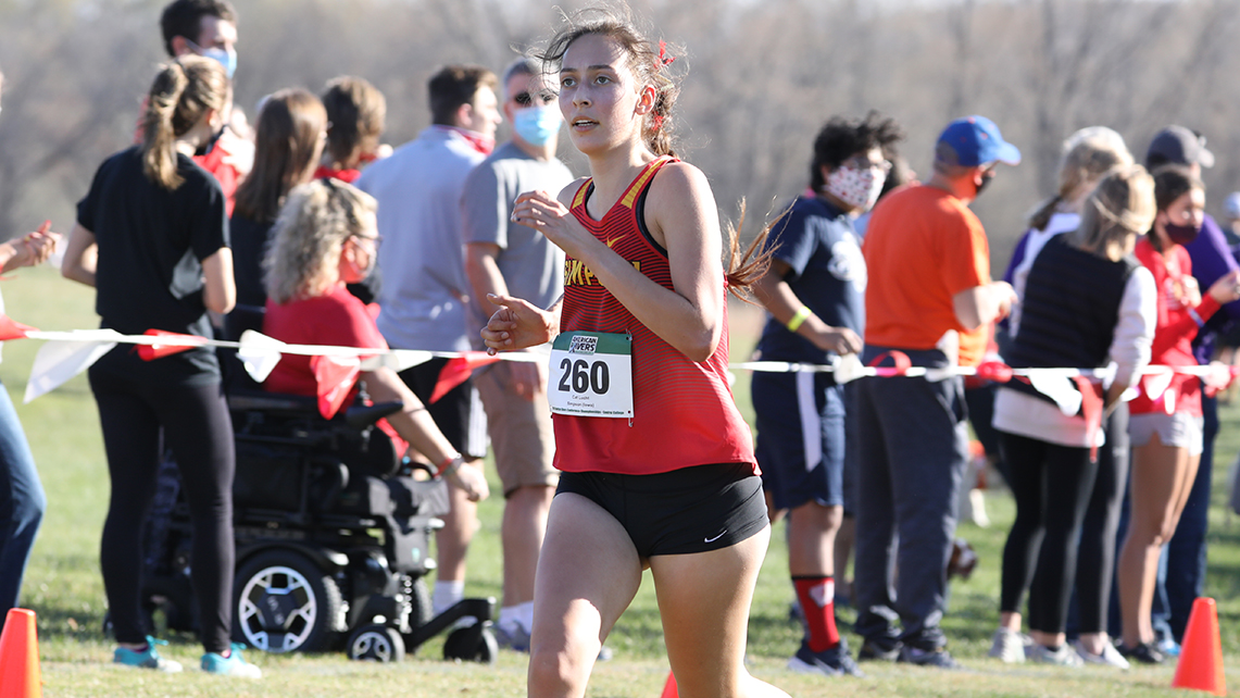 Junior Cat Lucht. Photo provided by Central Sports Information Department