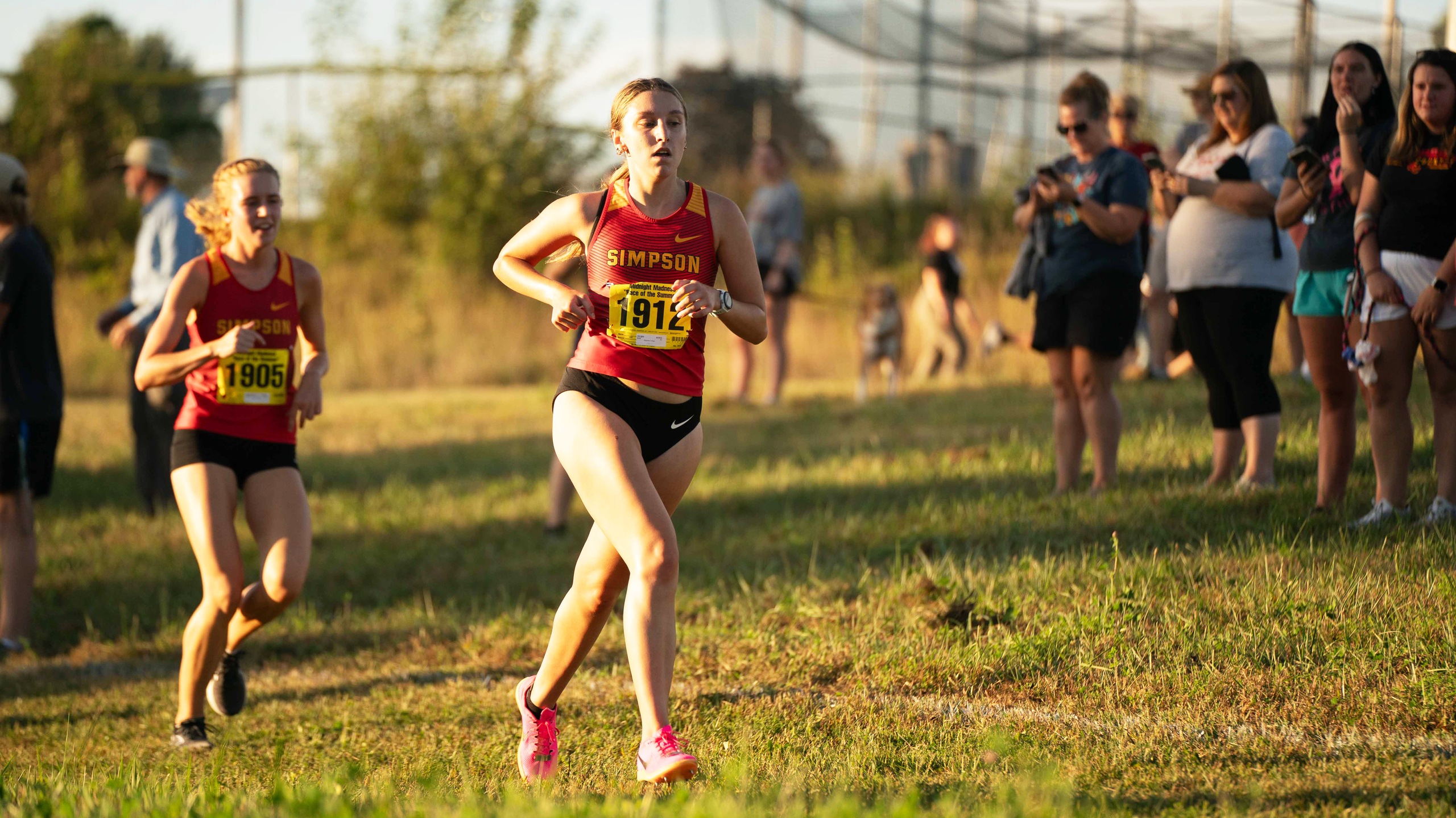 Kate Huisinga (back) and Elie Tuhn (front). Photo by Frank Novak.